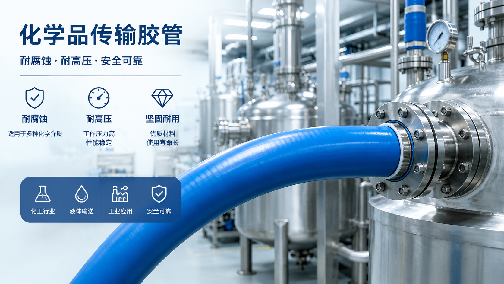 低压PTFE化工胶管